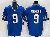 Men's Seattle Seahawks #9 Kenneth Walker III Royal 2023 F.U.S.E. Vapor Limited Throwback Stitched Jersey,baseball caps,new era cap wholesale,wholesale hats